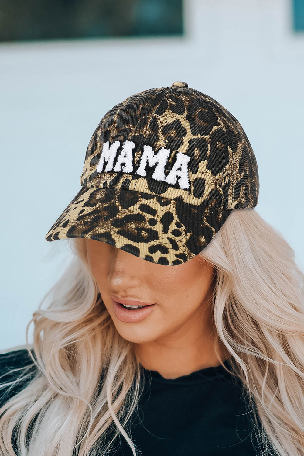 Leopard MAMA Embroidered Leopard Baseball Cap - Mudiwa 