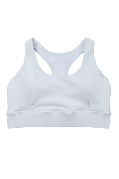 White Athletic Push Up Sports Bra - Mudiwa 