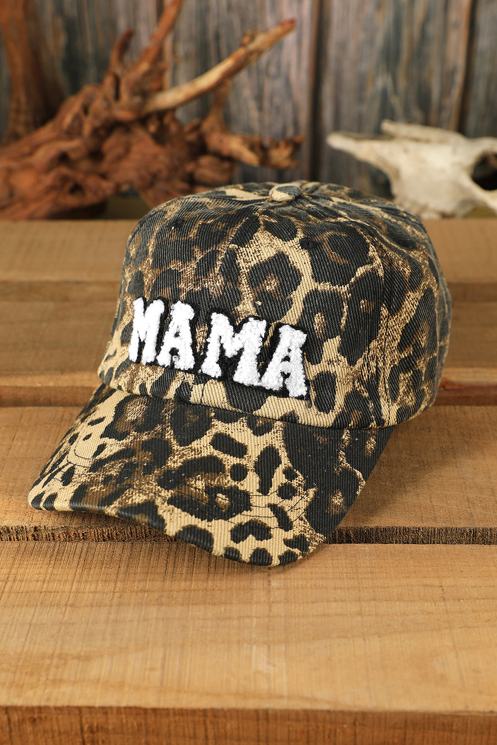 Leopard MAMA Embroidered Leopard Baseball Cap - Mudiwa 