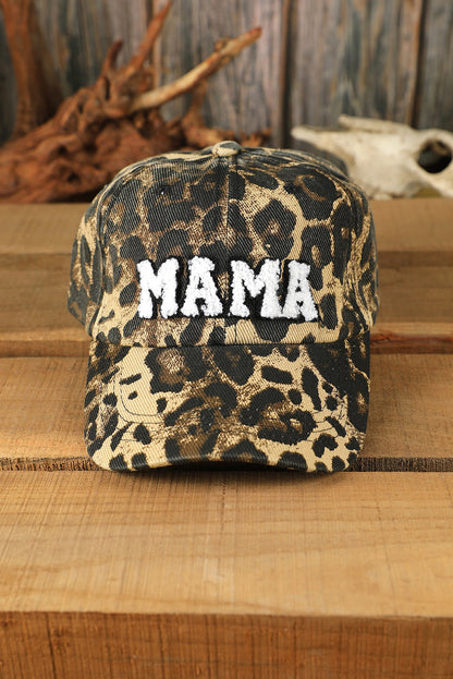 Leopard MAMA Embroidered Leopard Baseball Cap - Mudiwa 