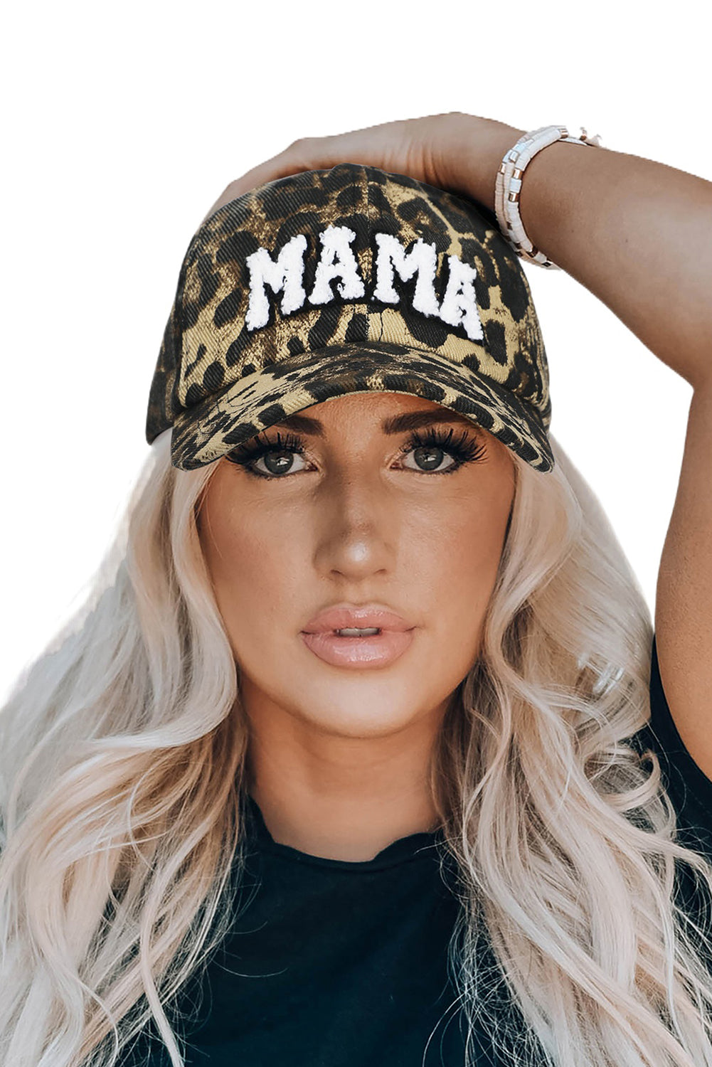 Leopard MAMA Embroidered Leopard Baseball Cap - Mudiwa 