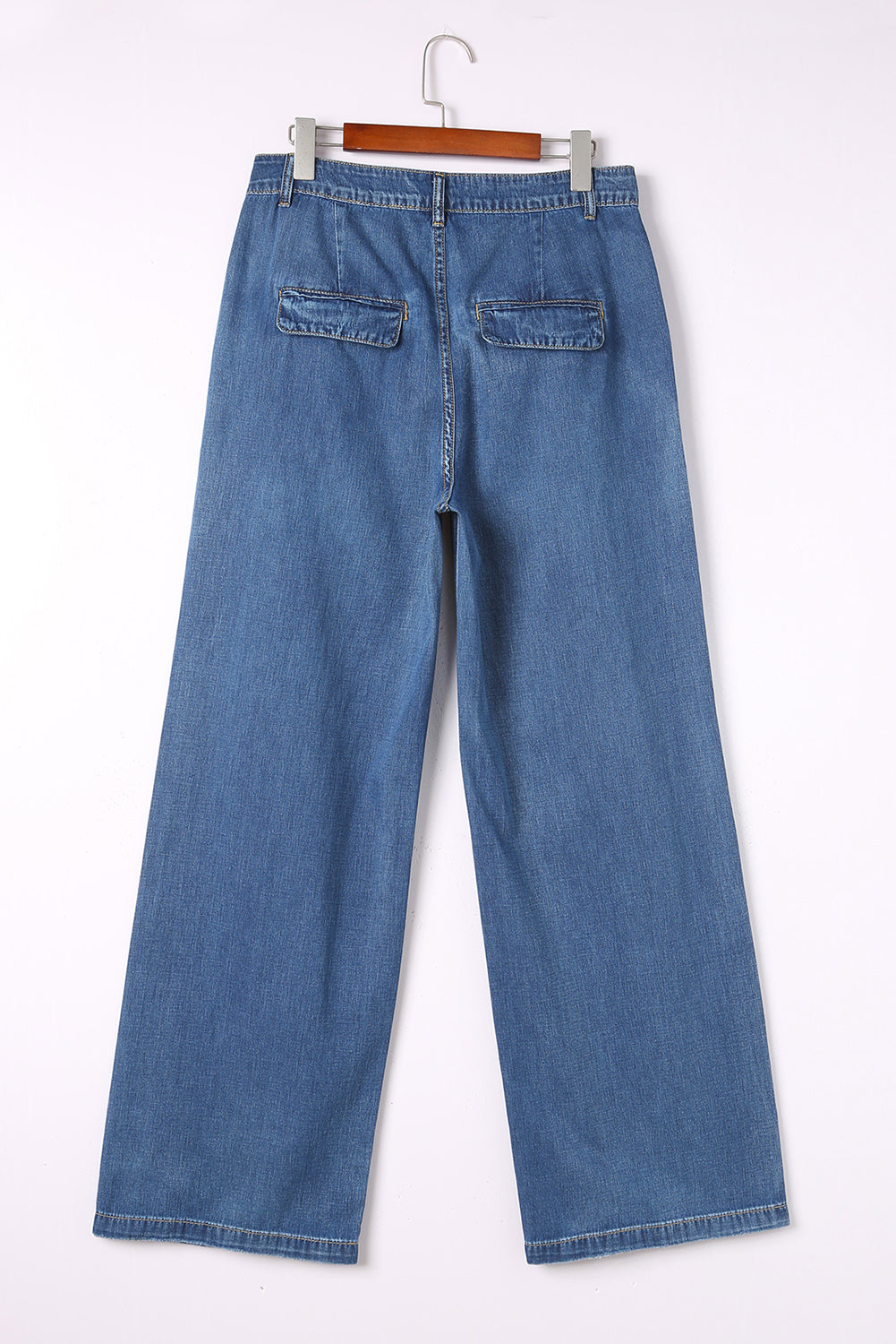 Blue Slouchy Wide Leg Jeans - Mudiwa 